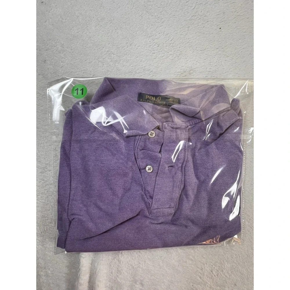 Polo Ralph Lauren 2XLT Purple Big Tall Pony Logo Short Sleeve Polo Shirt